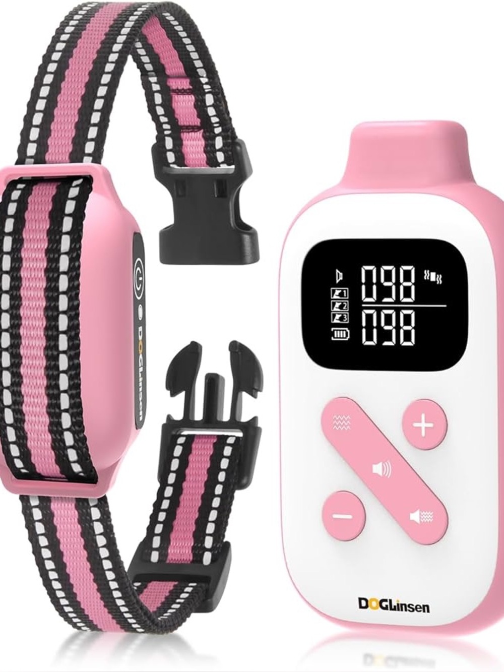 No Shock Dog Training Collar, Beep and Vibrating Dog Collar with